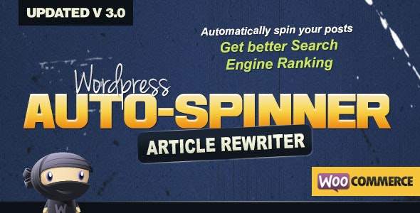 WordPress Auto Spinner 洗稿/伪原创/文章关键词替换插件封面图