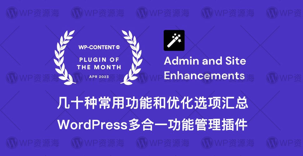 ASE Pro-网站优化小工具与常用功能聚合WordPress插件封面图