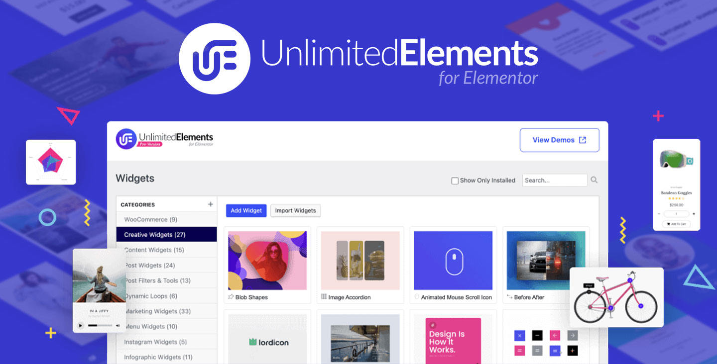 Unlimited Elements Pro-Elementor 高级功能扩展插件[更至v1.5.121]封面图