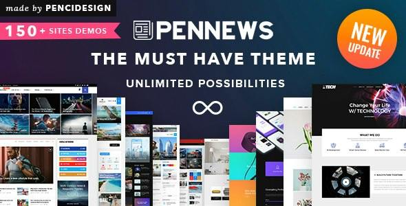 PenNews-很漂亮的新闻杂志博客WordPress主题[更至v6.6.8]封面图