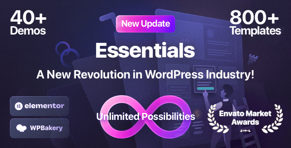 Essentials-精品畅销的多用途建站模板WordPress主题[更至v3.2.12]封面图