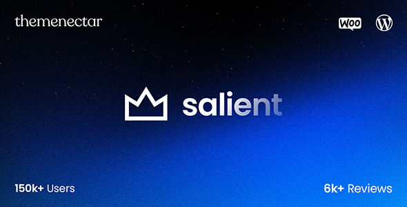 Salient-精品多用途建站模板WordPress畅销主题封面图