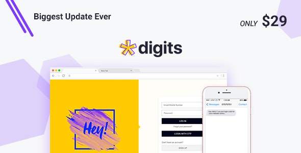 Digits-全球手机注册登录网关WordPress插件[更至v8.4.4]封面图