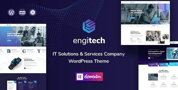 Engitech-IT解决方案/科技软件服务公司WordPress主题[更至v1.8.8]封面图