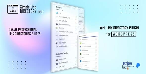 Simple Link Directory Pro–网站导航/链接目录/排行榜WordPress插件[更至v14.5.7]封面图