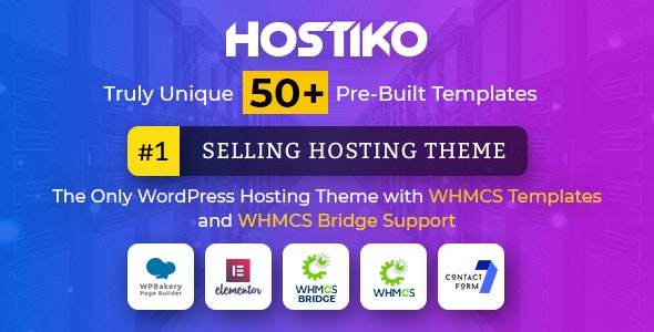 Hostiko-虚拟主机服务器网站托管WordPress+WHMCS主题[更至v2.3.5]