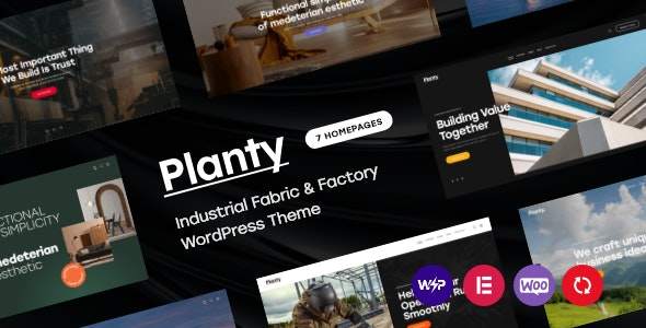 Planty-面料纺织布艺工厂WordPress主题[更至v1.18]封面图