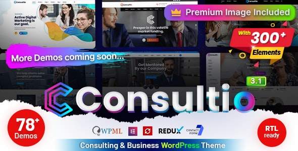 Consultio-商务金融财会咨询WordPress主题[更至v3.2.3]封面图