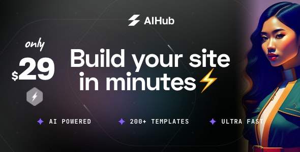 AIHub-人工智能AI科技企业WordPress主题封面图