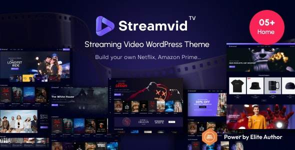 StreamVid-炫酷风电影剧集视频网站模板WordPress影视主题[更至v6.0.4]封面图