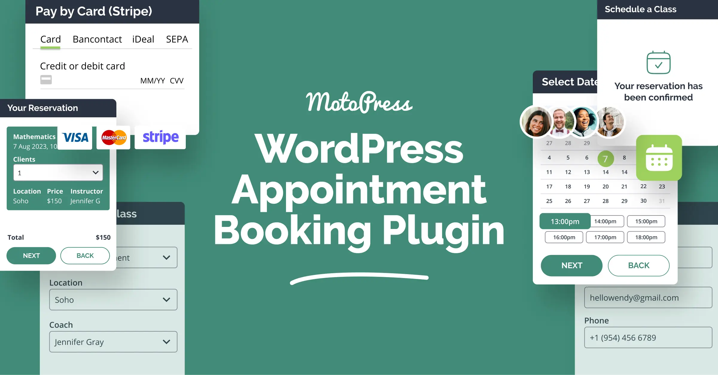 MotoPress Appointment Booking-在线预约预定WordPress插件[更至v2.1.2]封面图