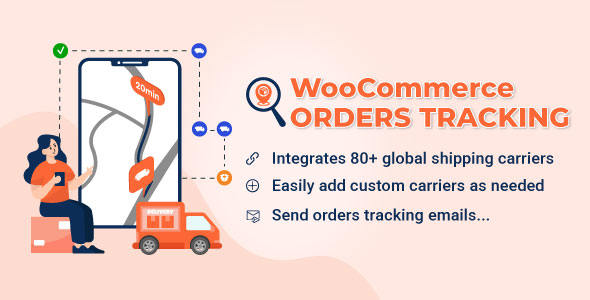 WooCommerce Orders Tracking-订单物流跟踪与邮件短信通知[更至v1.1.14]封面图