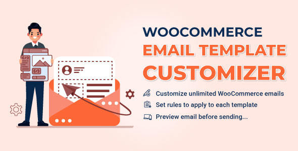 WooCommerce Email Template Customizer-邮件模板设计管理插件[更至v1.2.7]封面图