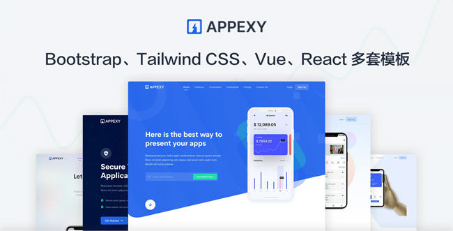 Appexy-漂亮多用途企业网站模板多版本下载封面图