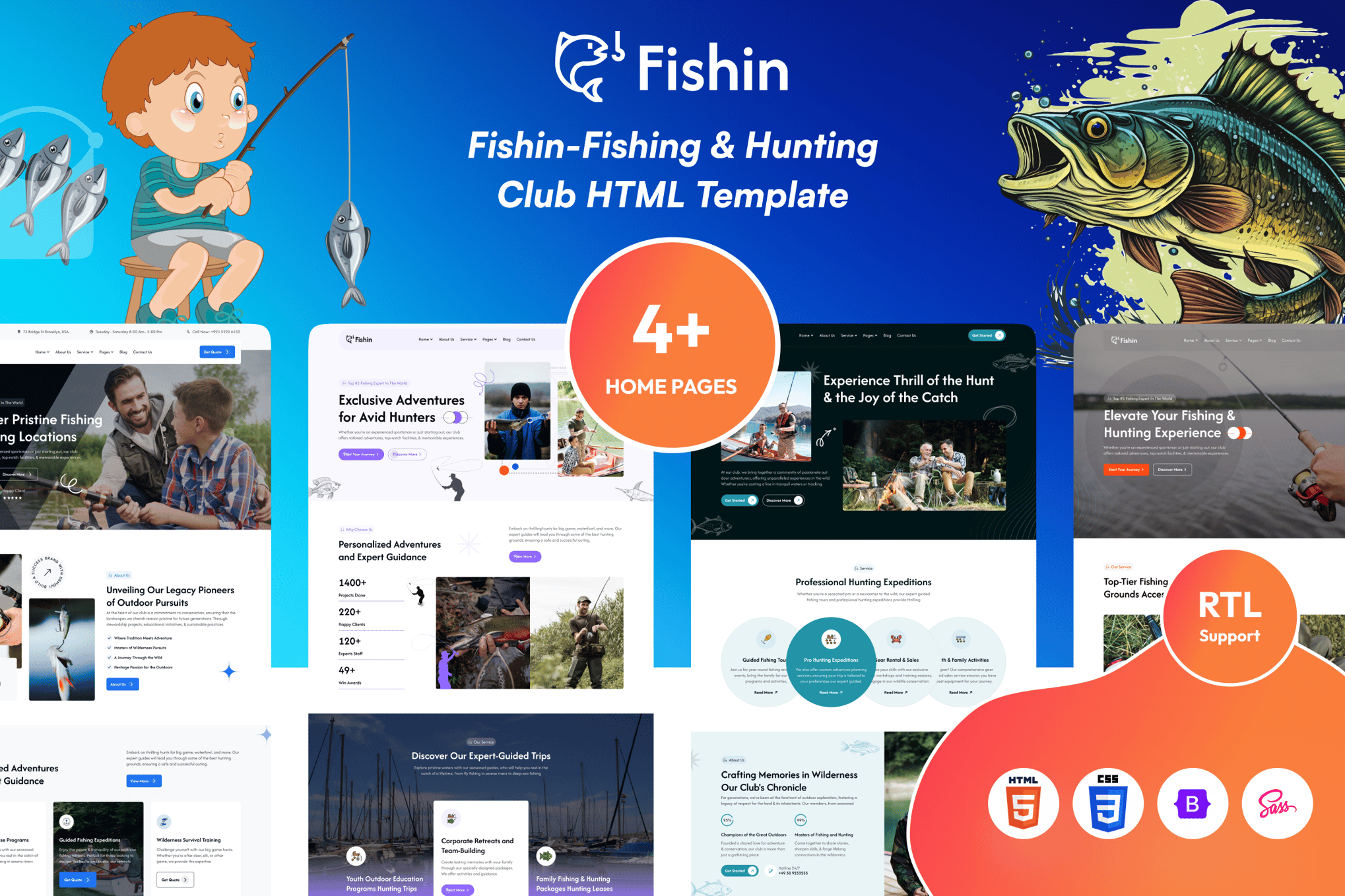 FIshin-钓鱼渔具海钓俱乐部网站HTML5模板封面图