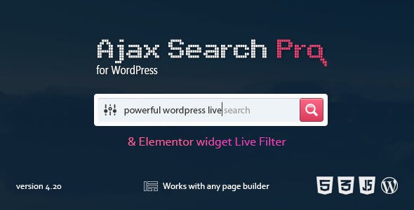 Ajax Search Pro-即时搜索与筛选WordPress插件[更至v4.26.16]封面图