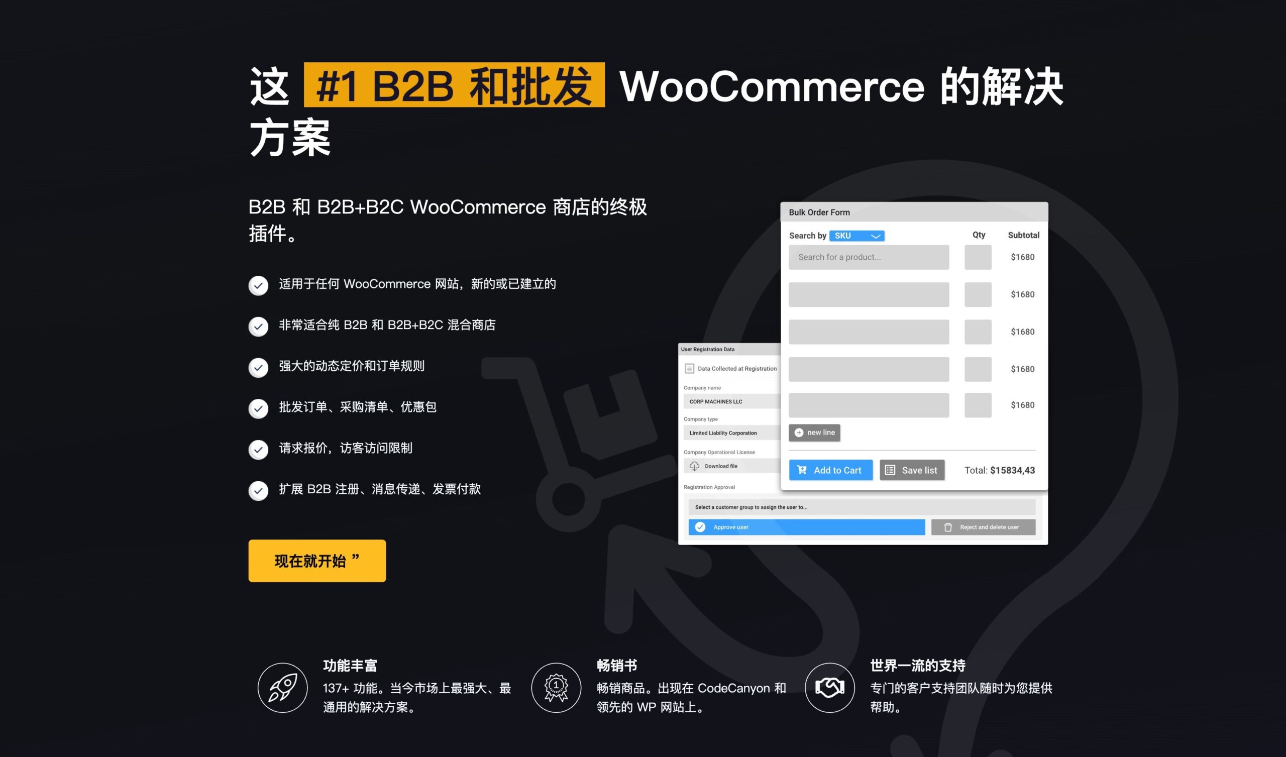 B2BKing Pro-终极B2B销售和批发WooCommerce插件[更至v5.2.00]封面图